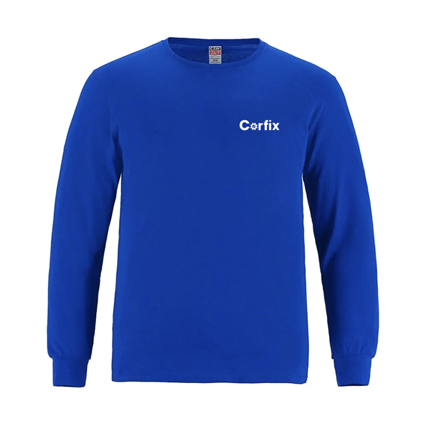 Breeze - Adult RING SPUN Combed Cotton Long Sleeve Crewneck T-Shirt